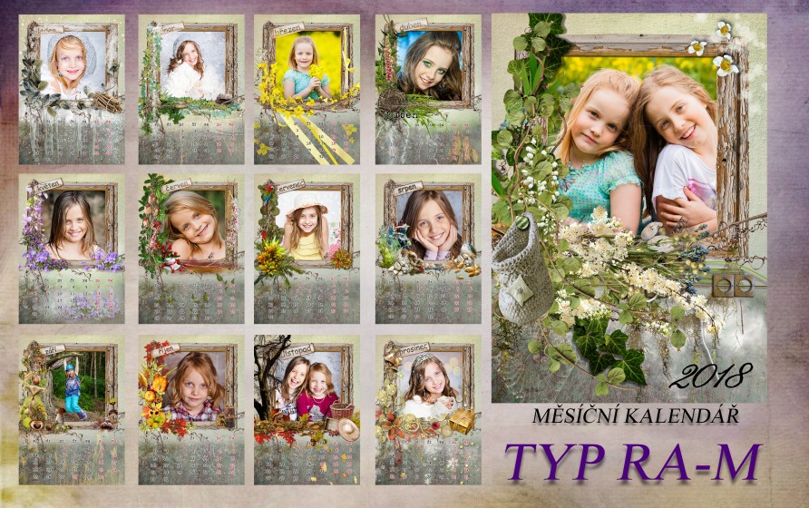 Fotografie RA-M.jpg v galerii Závěsné měsíční kalendáře od fotografky Eriky Matějkové